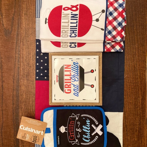 Grillin & Chillin Kitchen Linen & Decor Bundle - Picture 14 of 16